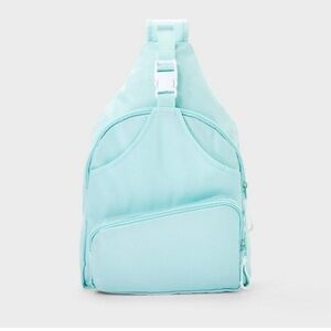 NWT sun squad sling pack pastel blue bag backpack